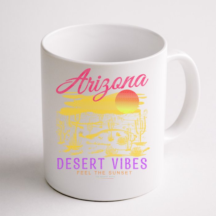 Arizona Retro Desert Vibes Front & Back Coffee Mug