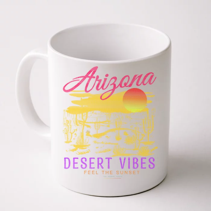 Arizona Retro Desert Vibes Front & Back Coffee Mug