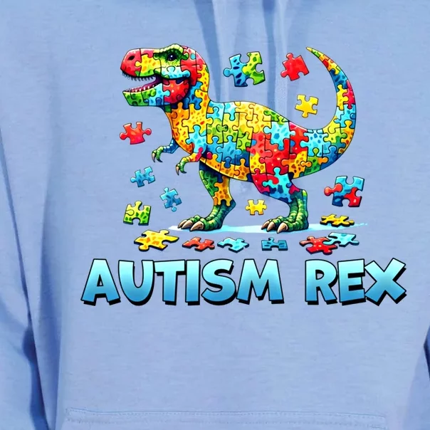 Autism Rex Dinosaur Gift Unisex Surf Hoodie