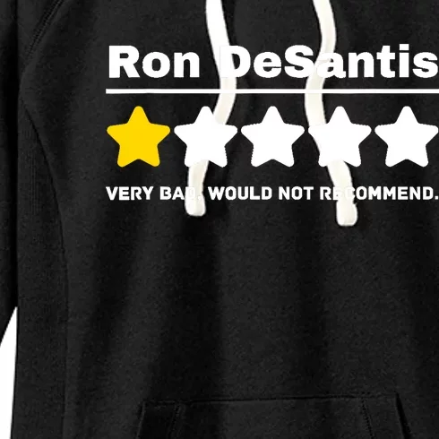 Anti-GOP Ron DeSantis Political Humor Funny Women's Fleece Hoodie