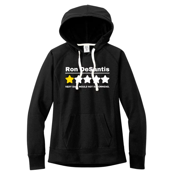 Anti-GOP Ron DeSantis Political Humor Funny Women's Fleece Hoodie