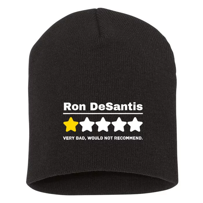 Anti-GOP Ron DeSantis Political Humor Funny Short Acrylic Beanie