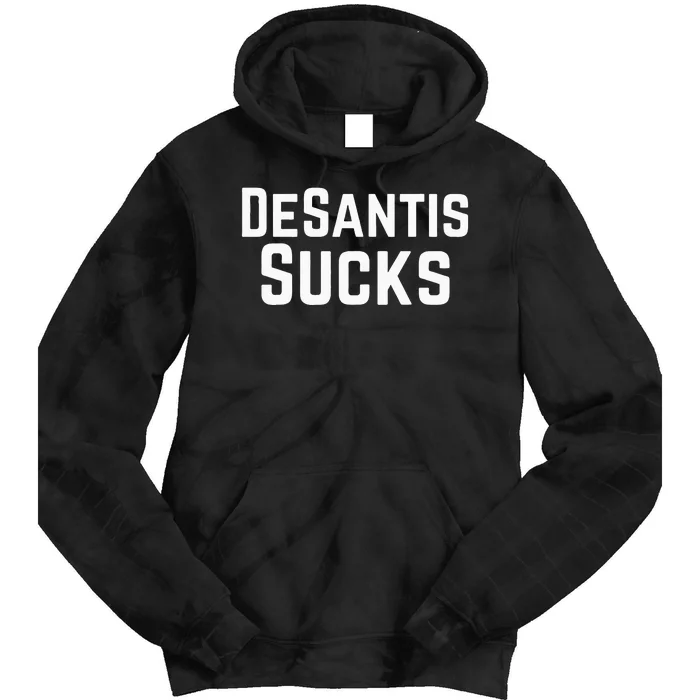 Anti Ron DeSantis Sucks Tie Dye Hoodie