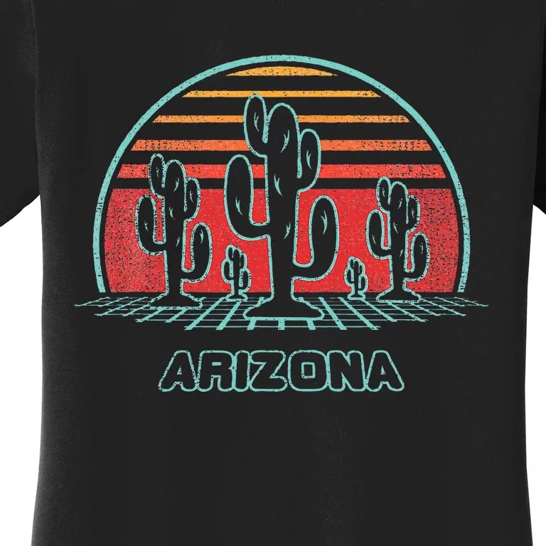 Arizona Retro Desert Sunset 80s Style Women's T-Shirt