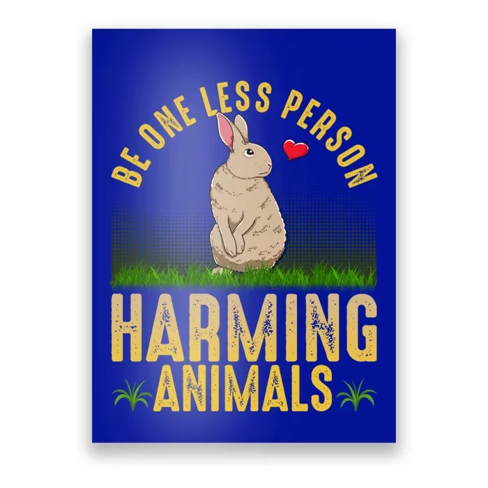 Animal Rights Don`t Harm Animals Giftagainst Animal Cruelity Gift Poster