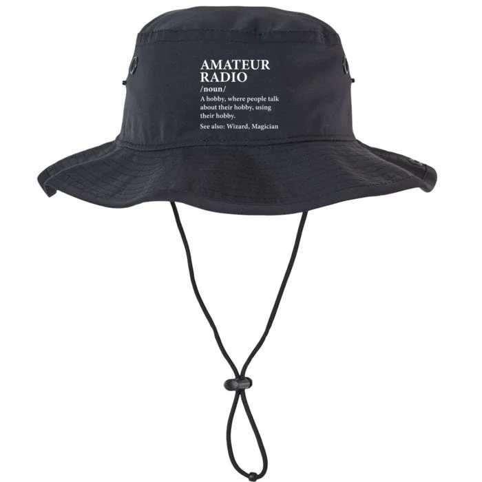 Amateur Radio Definition Hobby Funny Ham Radio Operator Legacy Cool Fit Booney Bucket Hat