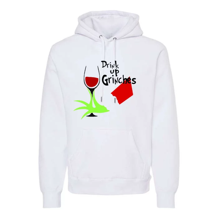 Amazing Retro Drink Up Grinches Christmas Premium Hoodie