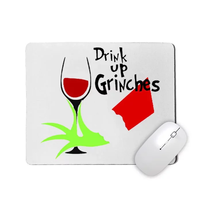 Amazing Retro Drink Up Grinches Christmas Mousepad