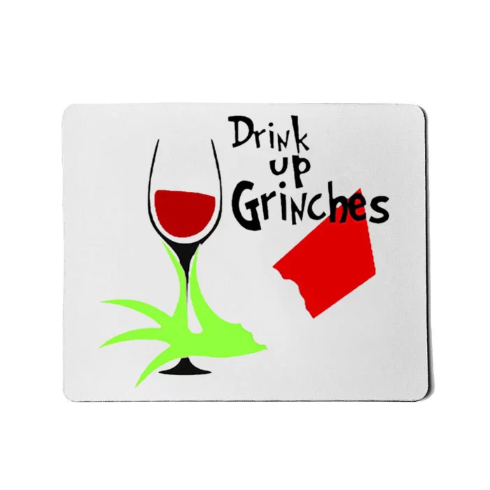 Amazing Retro Drink Up Grinches Christmas Mousepad