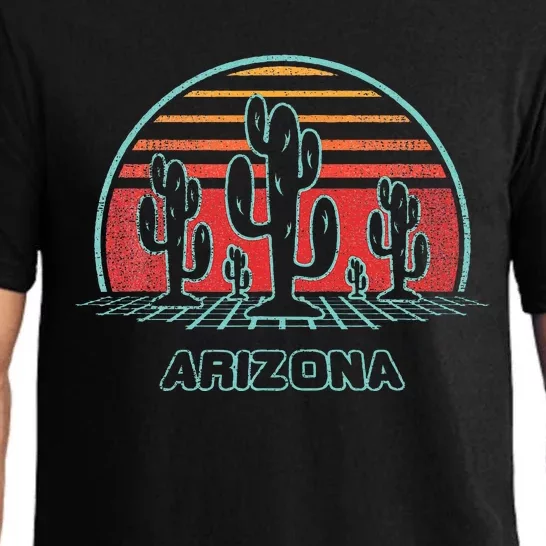 Arizona Retro Desert Sunset 80s Style Pajama Set