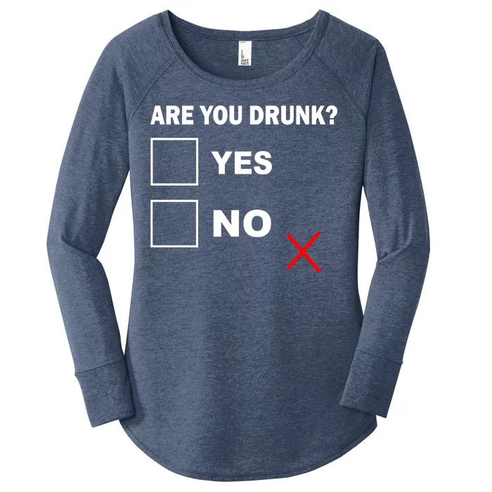 Are You Drunk? Yes or No Women's Perfect Tri Tunic Long Sleeve Shirt