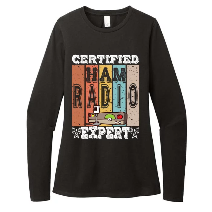 Amateur Radio Expert & Ham Radio Operator Womens CVC Long Sleeve Shirt