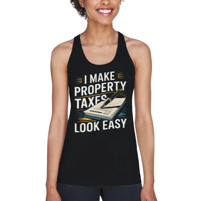 Assessor Review Evaluation Appraisal Assessor Women's Racerback Tank