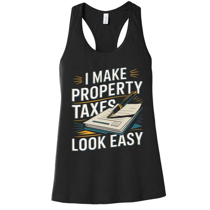 Assessor Review Evaluation Appraisal Assessor Women's Racerback Tank