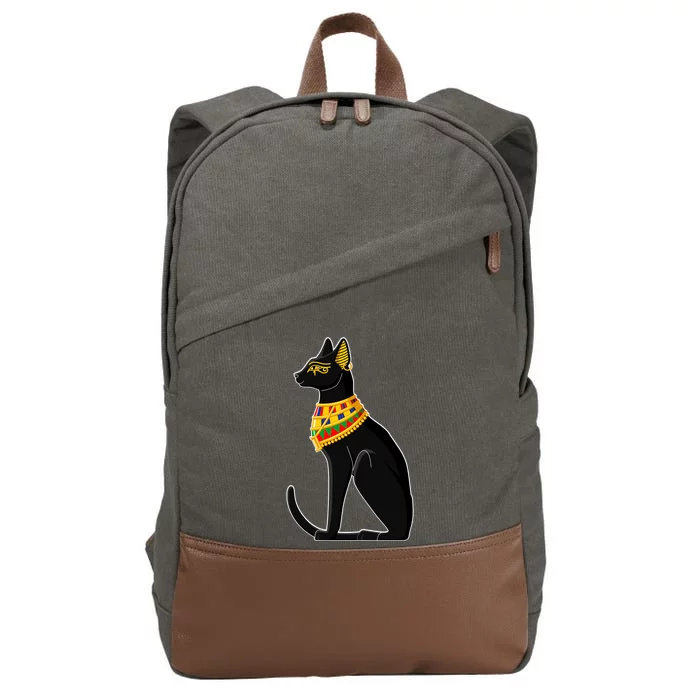 Aaron Rodgers Egyptian Cat Cotton Canvas Backpack