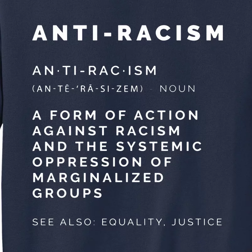 Anti Racism End Racism Tee Sweatshirt