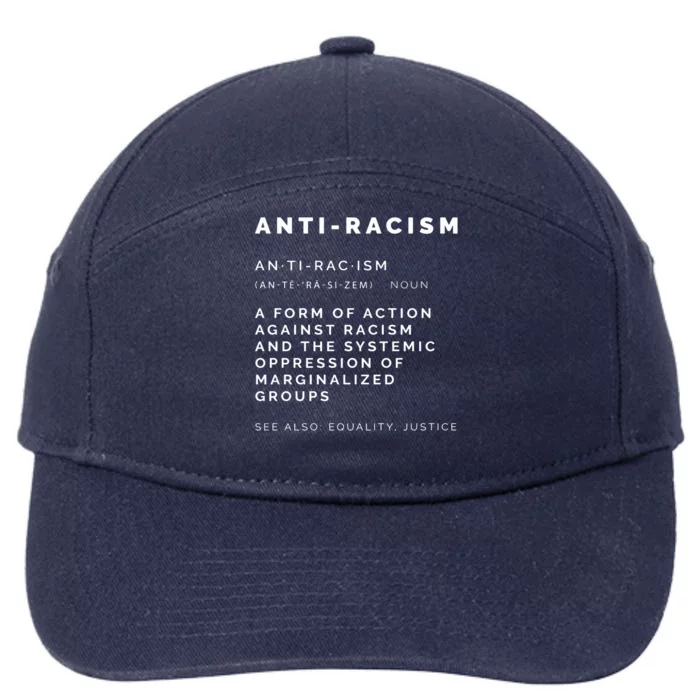 Anti Racism End Racism Tee 7-Panel Snapback Hat