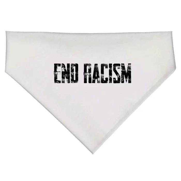 Anti Racism End Racism Tee USA-Made Doggie Bandana