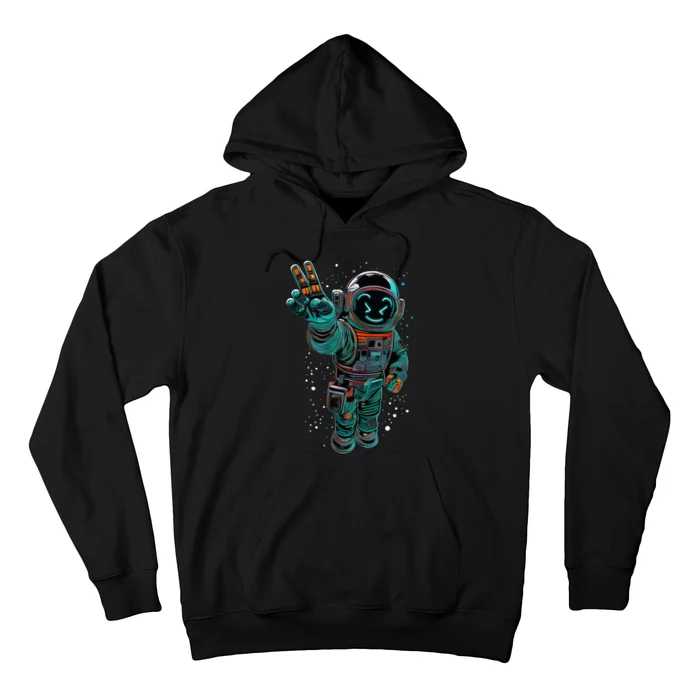 Astronaut Rave Edm Techno Festival Psytrance Hoodie