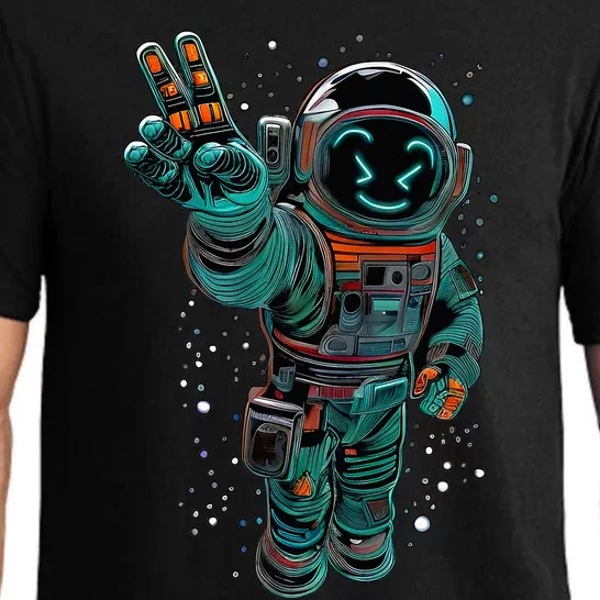 Astronaut Rave Edm Techno Festival Psytrance Dubstep Pajama Set