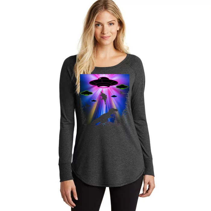 Area 51 Alien Takeover Women's Perfect Tri Tunic Long Sleeve Shirt