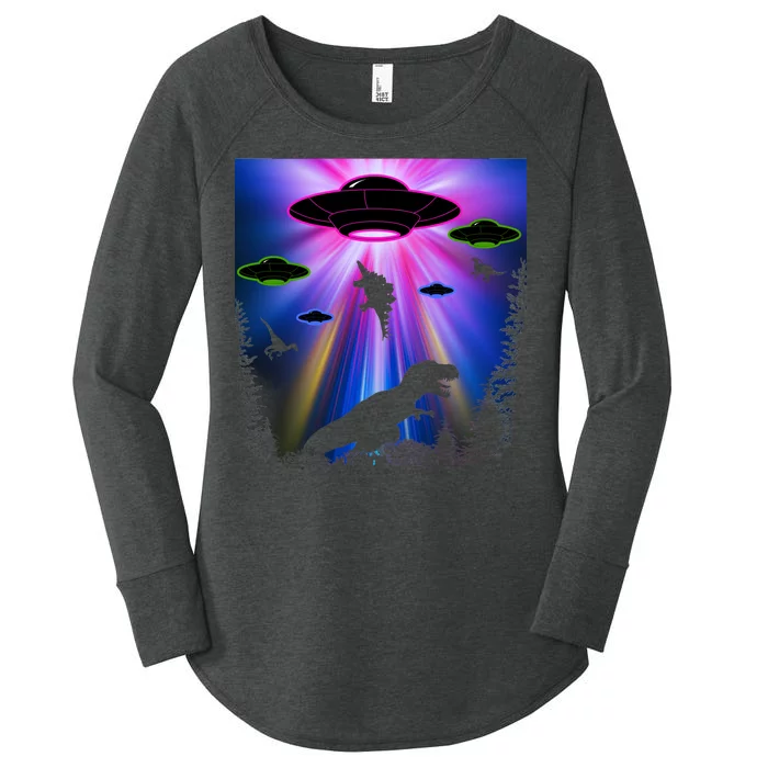 Area 51 Alien Takeover Women's Perfect Tri Tunic Long Sleeve Shirt