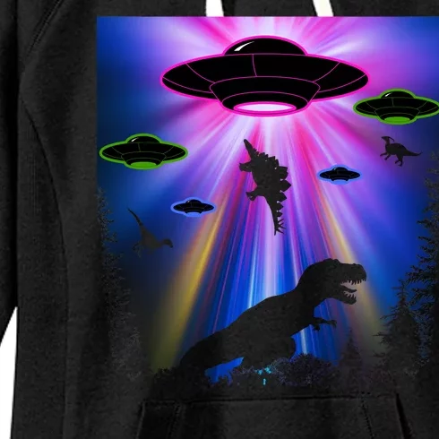 Area 51 Alien Takeover Women's Fleece Hoodie