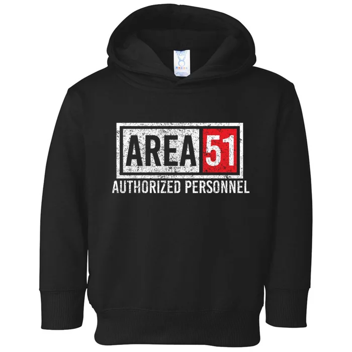 AREA 51 Authorized Personnel Toddler Hoodie