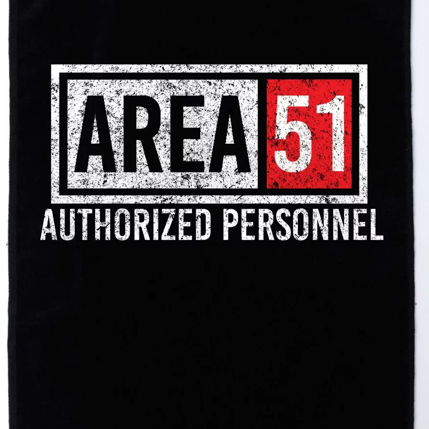 AREA 51 Authorized Personnel Platinum Collection Golf Towel