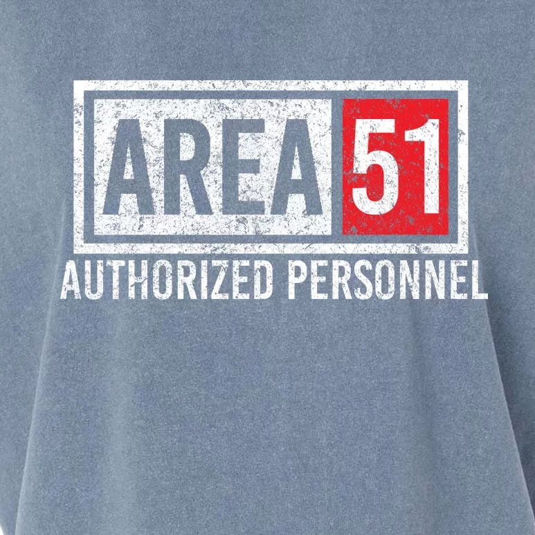 AREA 51 Authorized Personnel Garment-Dyed Women's Muscle Tee