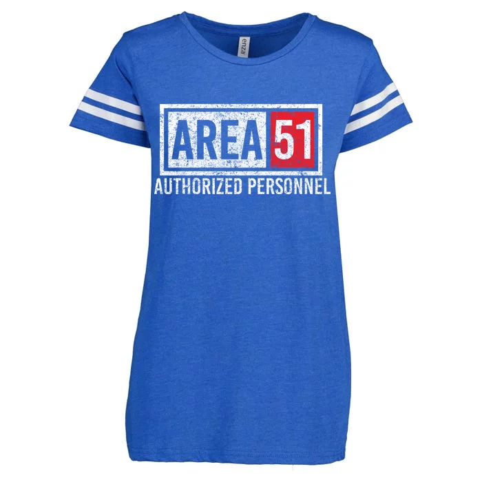 AREA 51 Authorized Personnel Enza Ladies Jersey Football T-Shirt