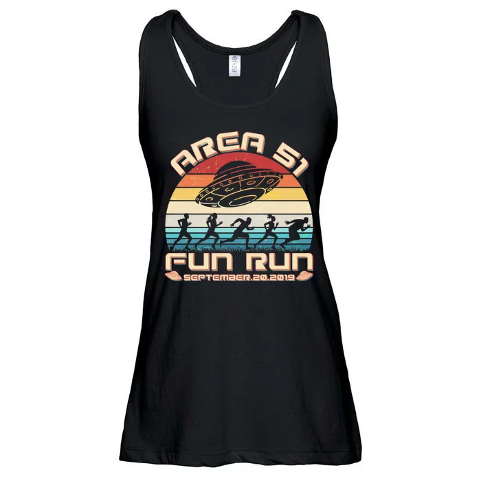 Area 51 Fun Run September 20 2019 Vintage Ladies Essential Flowy Tank