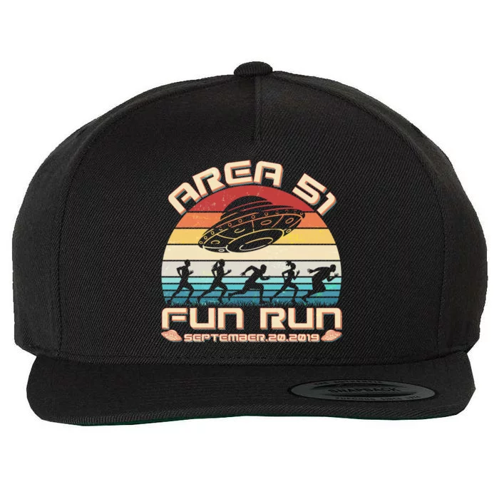 Area 51 Fun Run September 20 2019 Vintage Wool Snapback Cap