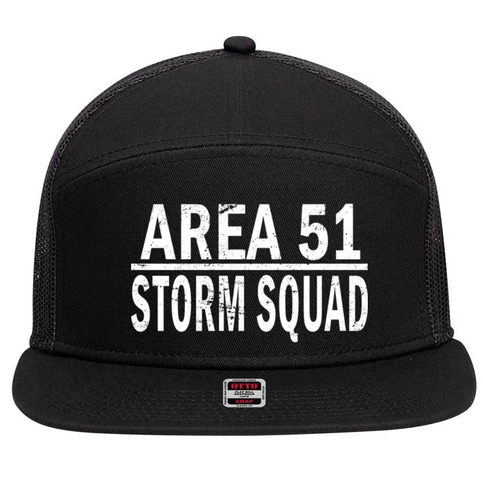 Area 51 Storm Squad 7 Panel Mesh Trucker Snapback Hat