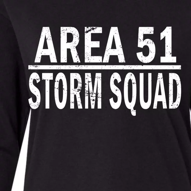 Area 51 Storm Squad Womens Cotton Relaxed Long Sleeve T-Shirt