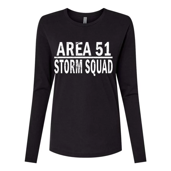 Area 51 Storm Squad Womens Cotton Relaxed Long Sleeve T-Shirt