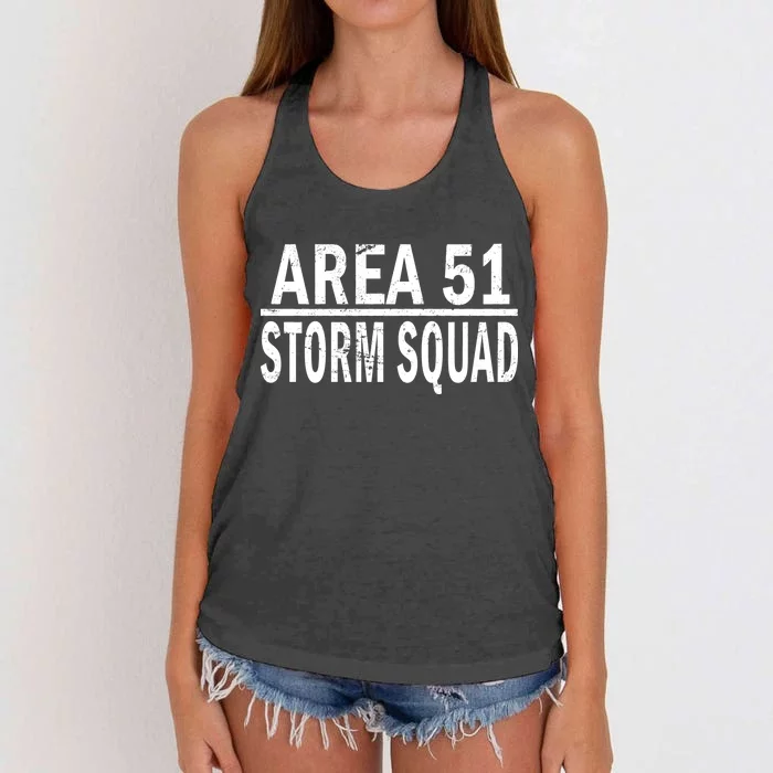 Area 51 Storm Squad Women's Knotted Racerback Tank