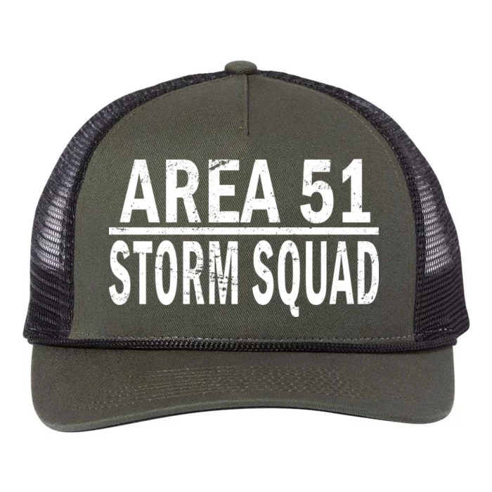 Area 51 Storm Squad Retro Rope Trucker Hat Cap