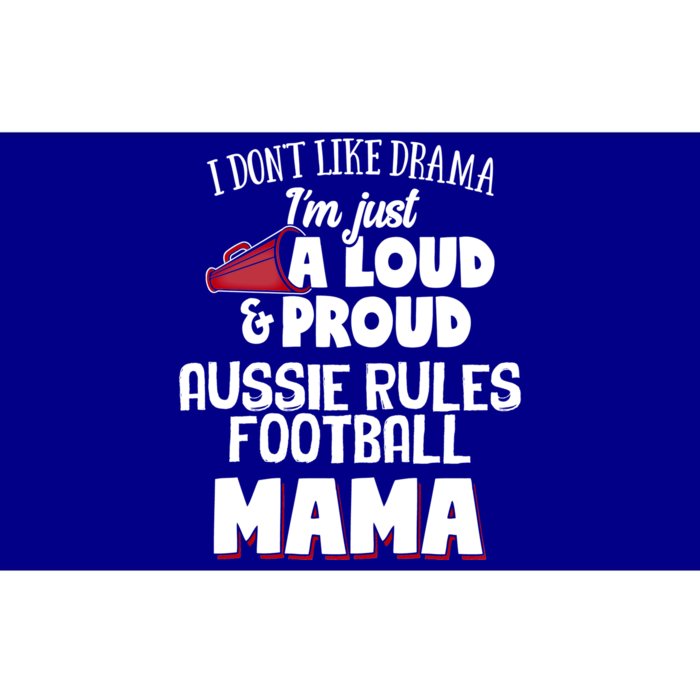 Aussie Rules Football Mom Design Funny Gift Loud And Proud Mama! Gift Bumper Sticker