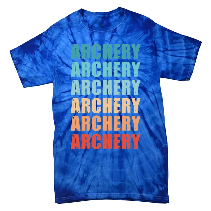 Archery Retro Fathers Day Vintage Cute Gift Tie-Dye T-Shirt