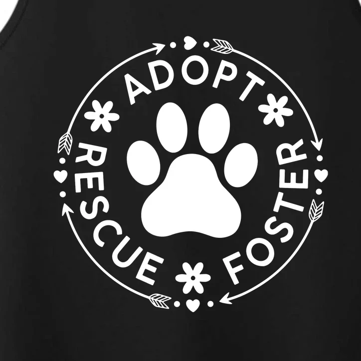 Adopt Rescue Foster Dog Lover Pet Adoption Foster To Adopt Performance Tank