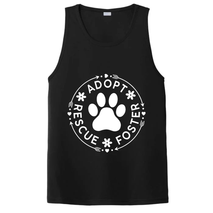 Adopt Rescue Foster Dog Lover Pet Adoption Foster To Adopt Performance Tank