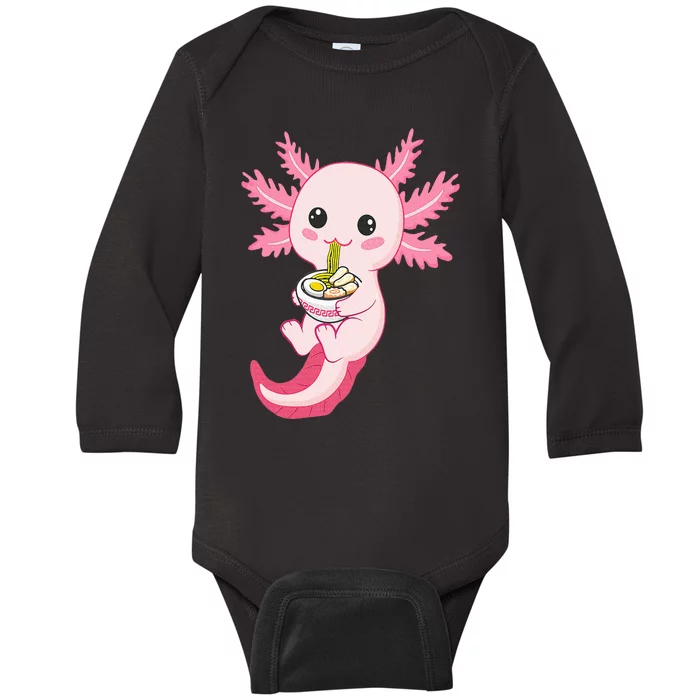 Axolotl Ra Funny Axolotls Baby Long Sleeve Bodysuit