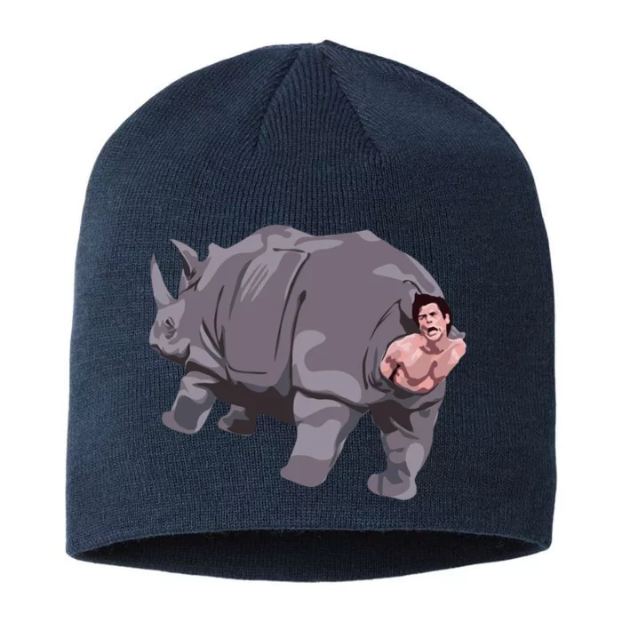 Ace Rhino Funny Humor 8 1/2in Sustainable Knit Beanie