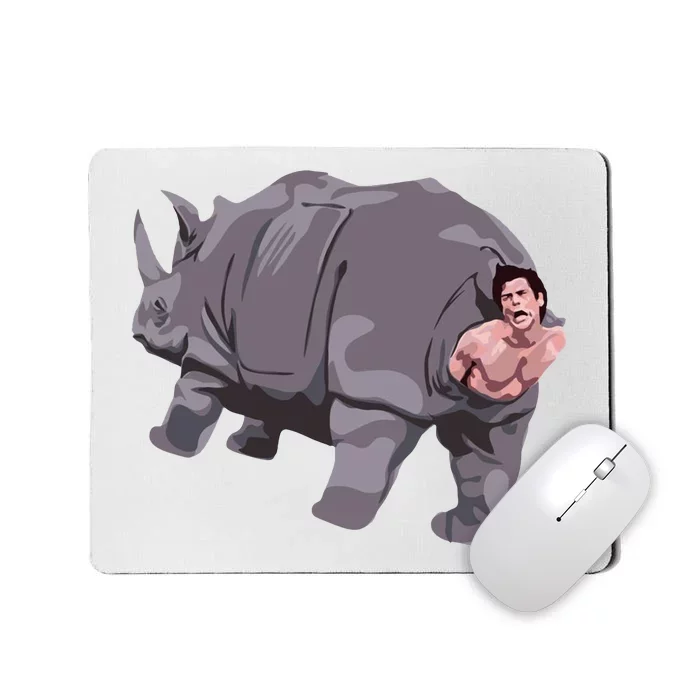 Ace Rhino Funny Humor Mousepad