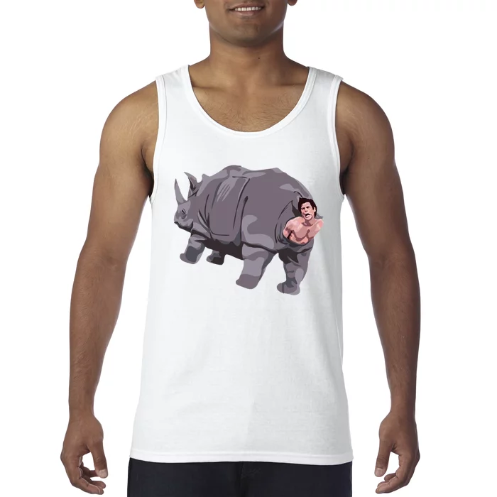 Ace Rhino Funny Humor Tank Top