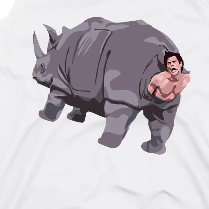 Ace Rhino Funny Humor Tank Top