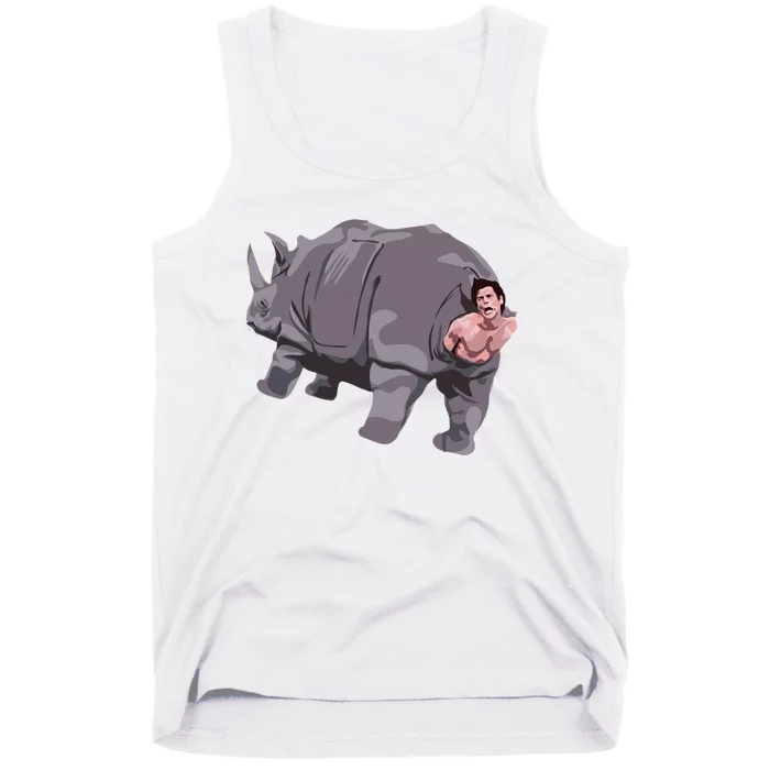 Ace Rhino Funny Humor Tank Top