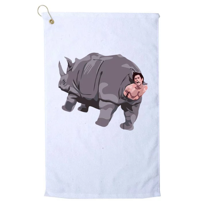 Ace Rhino Funny Humor Platinum Collection Golf Towel