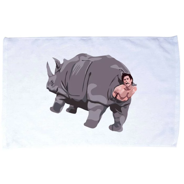 Ace Rhino Funny Humor Microfiber Hand Towel